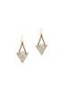 Crystal Cruz Pyramid Earrings by Lulu Frost