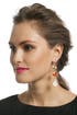 Creamsicle Druzy Drop Earrings by Margaret Elizabeth