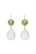 Green Druzy Dream Earrings by Margaret Elizabeth