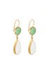 Green Druzy Dream Earrings by Margaret Elizabeth