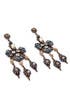 Antique Sapphire Chandelier Earrings by Miriam Haskell