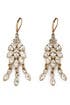 Magnolia Flower Earrings by Nicole Miller Accessories