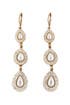 Teardrop Pearl Earrings by Nicole Miller Accessories