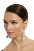 Teardrop Pearl Earrings by Nicole Miller Accessories