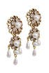 Baroque Bejeweled Earrings by Oscar de la Renta