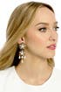 Baroque Bejeweled Earrings by Oscar de la Renta