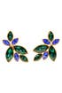 Cerulean Petal Earrings by Oscar de la Renta