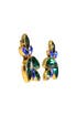 Cerulean Petal Earrings by Oscar de la Renta