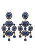 Deep Sea Ornate Earrings by Oscar de la Renta