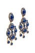 Deep Sea Ornate Earrings by Oscar de la Renta