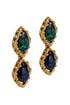 Ocean Jewel Tone Earrings by Oscar de la Renta