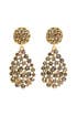 Pave Bouquet Earring by Oscar de la Renta