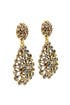 Pave Bouquet Earring by Oscar de la Renta