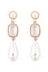 Society Pearl Tear Drop Earrings by Rachel Leigh