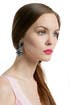 Sapphire Crystal Stunner Earrings by Rodrigo Otazu