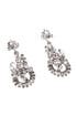 Abstract Crystal Chandelier Earrings by Tom Binns