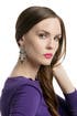 Black and Crystal Waterfall Earrings by Tom Binns