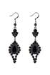 Jet Crystal Earrings by Tom Binns