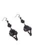 Jet Crystal Earrings by Tom Binns