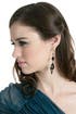 Jet Crystal Earrings by Tom Binns