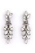 Crystal Leaf Earrings by Trudelle Laker