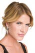 Crystal Leaf Earrings by Trudelle Laker