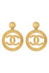 Vintage Chanel CC Cambon Earrings by WGACA Vintage