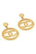 Vintage Chanel CC Cambon Earrings by WGACA Vintage