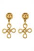 Vintage Chanel Coco Cross Dangle Earring by WGACA Vintage