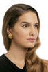 Vintage Chanel Quilted Shield Earrings by WGACA Vintage