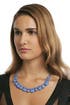 Blue Stone Blaze Necklace by Adia Kibur