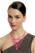 Neon Pink Lights Necklace by Adia Kibur