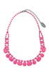 Pink Stone Blaze Necklace by Adia Kibur