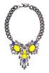 Colorblocked Crystal Necklace by Anton Heunis