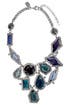 Blue Ice Crystal Bib by Badgley Mischka Jewelry