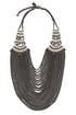 Modern Deco Chain Bib by Badgley Mischka Jewelry
