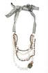Pearl and Chain Bow Necklace by Chan Luu