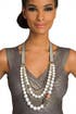 Pearl and Chain Bow Necklace by Chan Luu