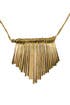 Gold Fringe Pendant by Cinder & Charm