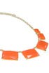 Orange Squares Collar by Cinder & Charm