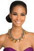 Champagne and Chains Necklace by Ciner