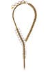 Crystal Navette Necklace by Elizabeth Cole