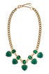 Emerald Hearts Necklace by Gerard Yosca