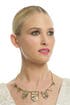 Abalone Geo Metric Necklace by House of Harlow 1960