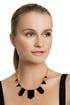 Black Geo Metric Necklace by House of Harlow 1960