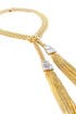 Gold Lariat Necklace by Janis Savitt
