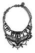 Tangled Jet Crystal Necklace by Tom Binns