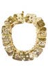 Hammered Squares Necklace by Tuleste Market