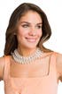 Braided Chain and Pearl Necklace by Tuleste Market