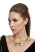 Golden Petal Necklace by Tuleste Market